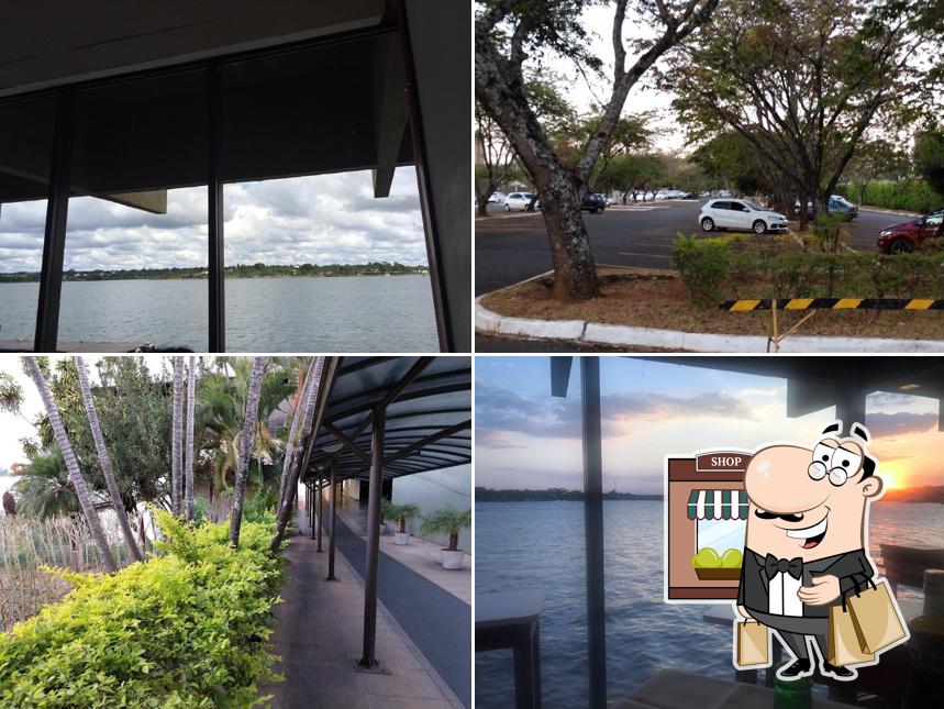 Desfrute da vista da área externa do Dom Francisco Restaurante ASBAC