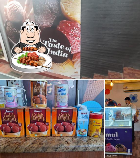 Food at Amul Ice cream parlour