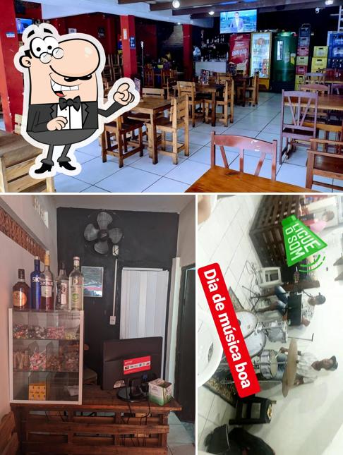O interior do Boteco do Sergipano - Petiscaria - Pizzaria - Bar - Restaurante -