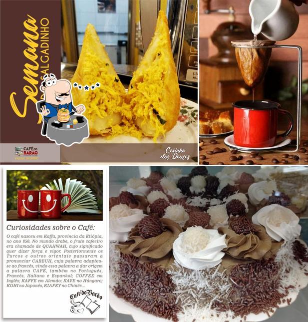 Comida em Café do Barão