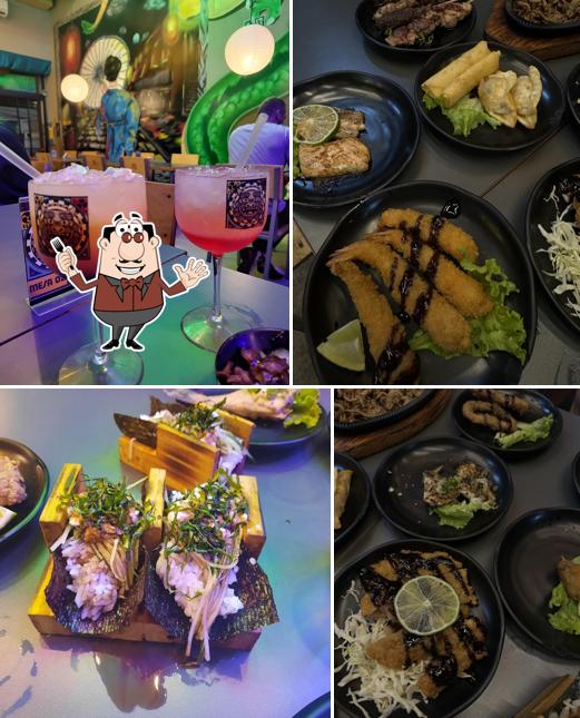 Platos en Yakuza Bar Izakaya