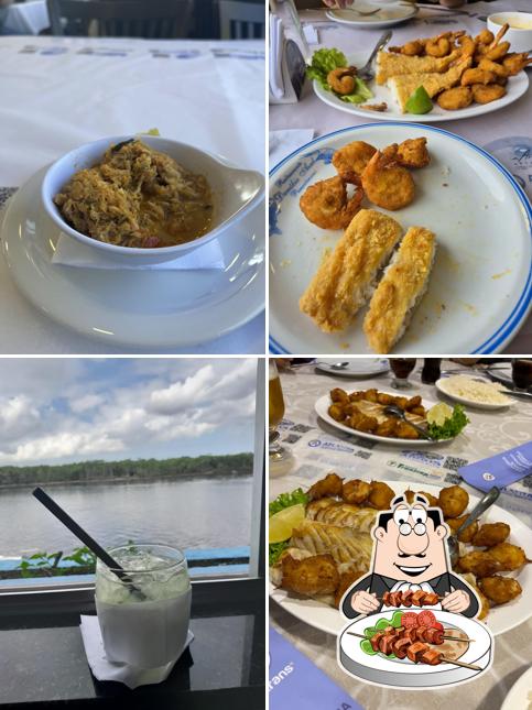 Comida em Restaurante Danúbio Azul