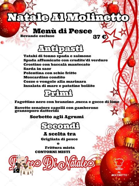 Platti al Ristorante Pizzeria Al Molinetto