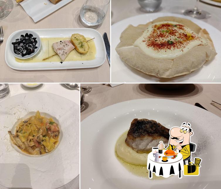 Cibo al Ristorante la Madia