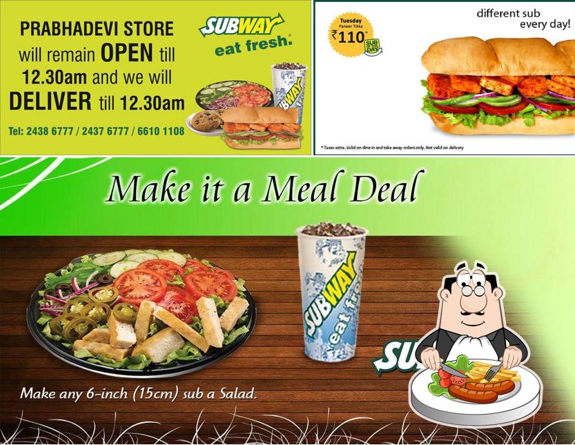 Meals at Subway Prabhadevi