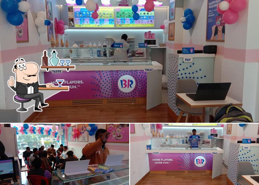 Check out how Baskin Robbins looks inside
