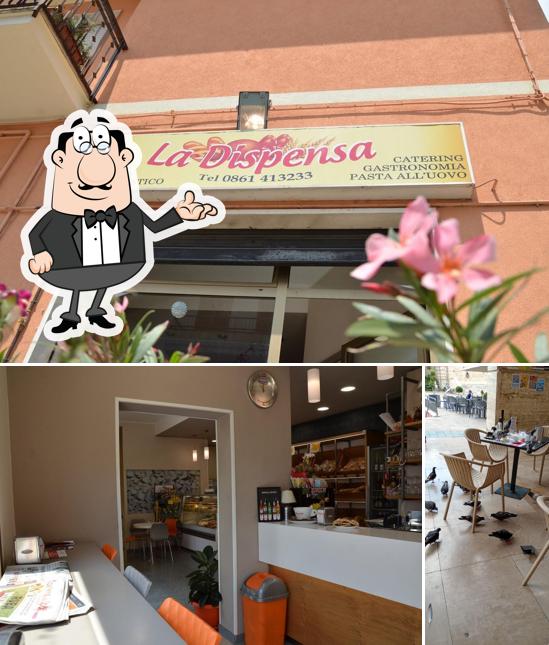 Gli interni di Panificio La Dispensa