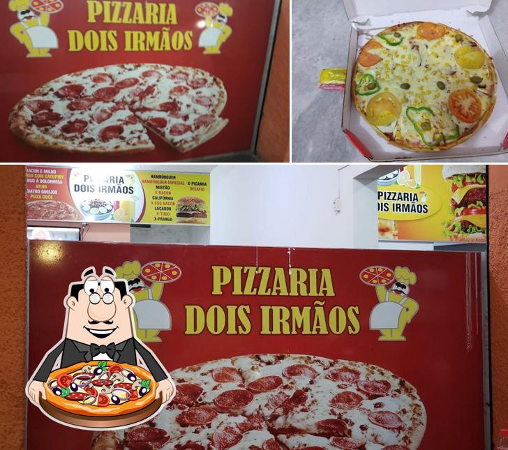 Peça diversos estilos de pizza