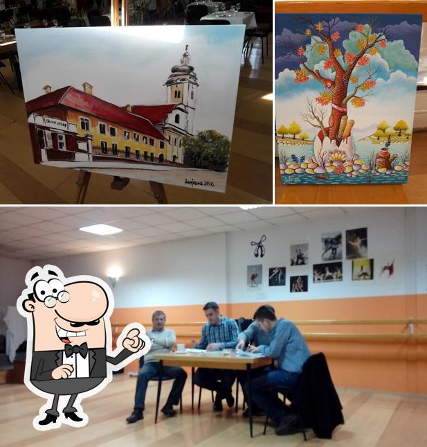 Gli interni di Caffe Bar ČAK