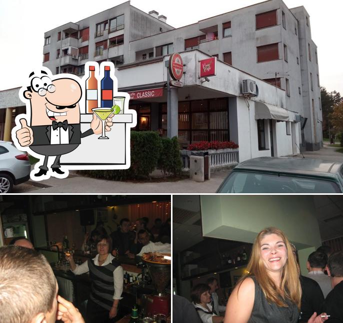 Tra le varie cose da Caffe bar Classic si possono trovare la bancone da bar e esterno