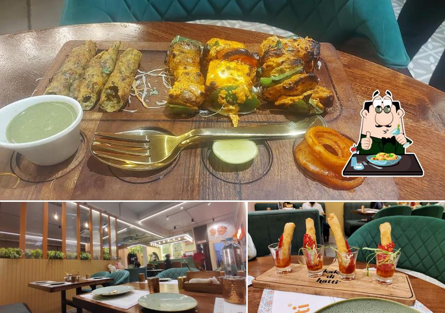 This is the picture showing food and interior at Kake Di Hatti - Patia, Bhubaneswar