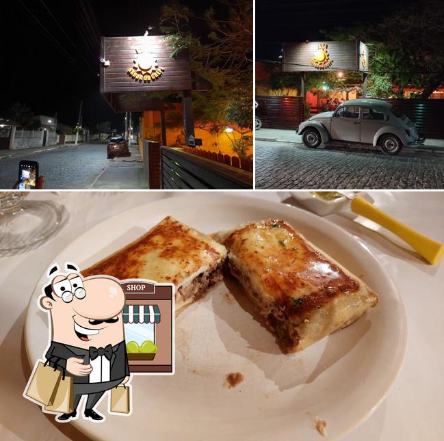 Esta é a foto apresentando exterior e comida no Casa Sabor do Crepe