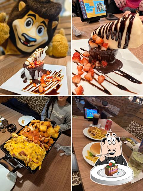 Bolo de chocolate em Mundo Animal Lanchonete Temática