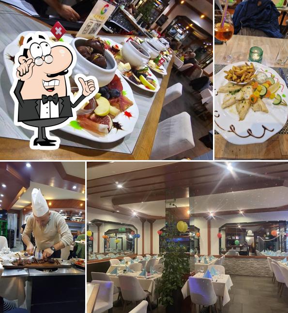 Gli interni di Café Restaurant Brasserie Montheysanne