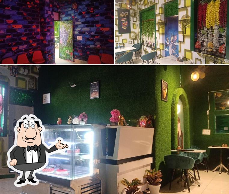 Take a seat at one of the tables at AM2PM CAFE