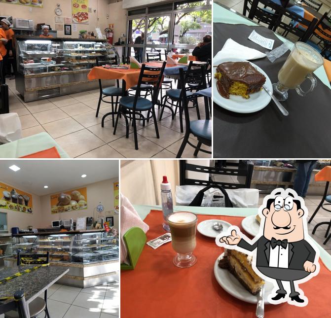 O interior do Casa do Pão de Queijo