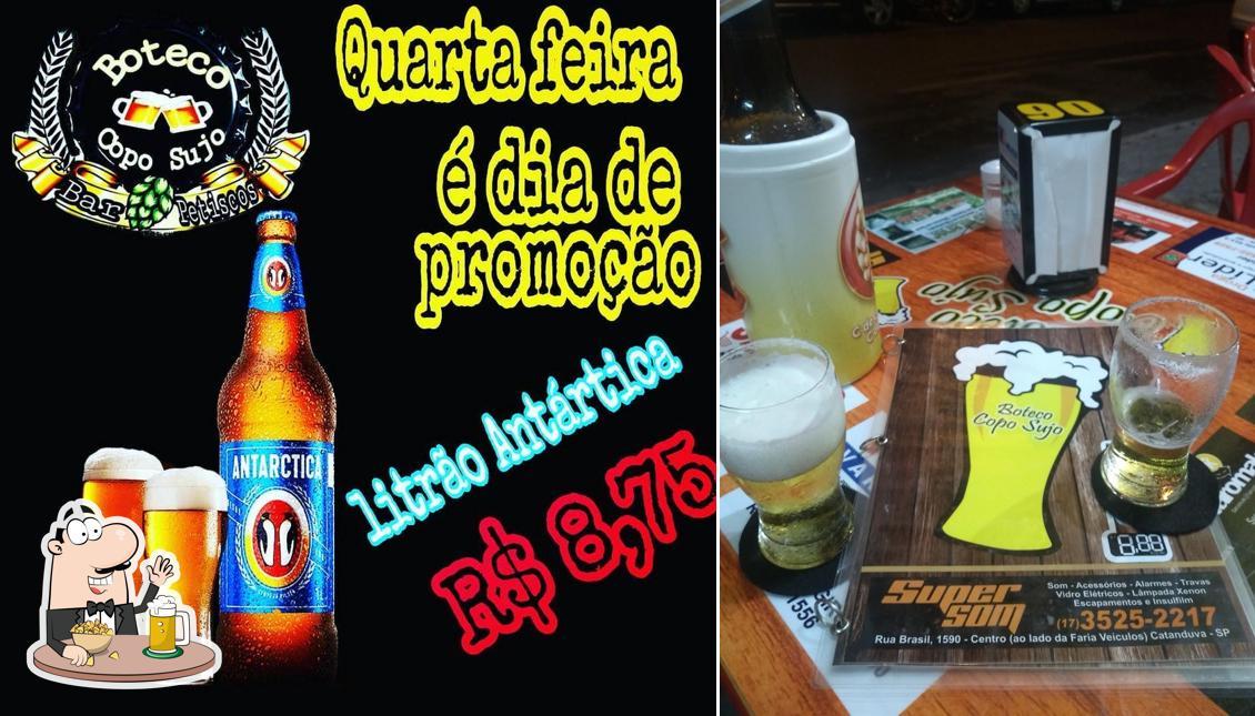 Desfrute a seleção de cervejas