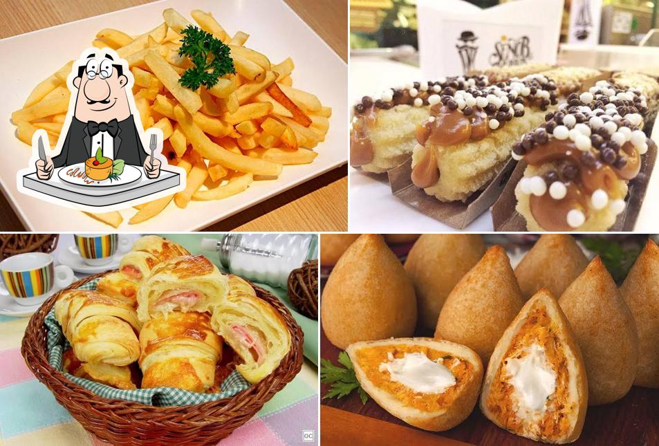 Platos en Aconchego café Extrema