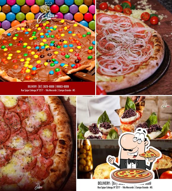 Consiga diversos estilos de pizza