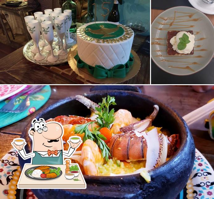 Platos en Casa de Juja