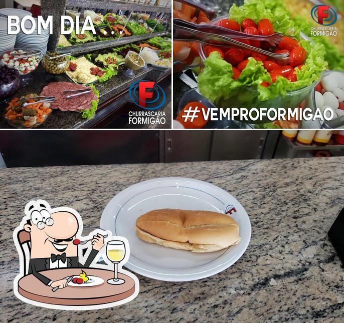 A foto da comida e bebida no Churrascaria Formigão