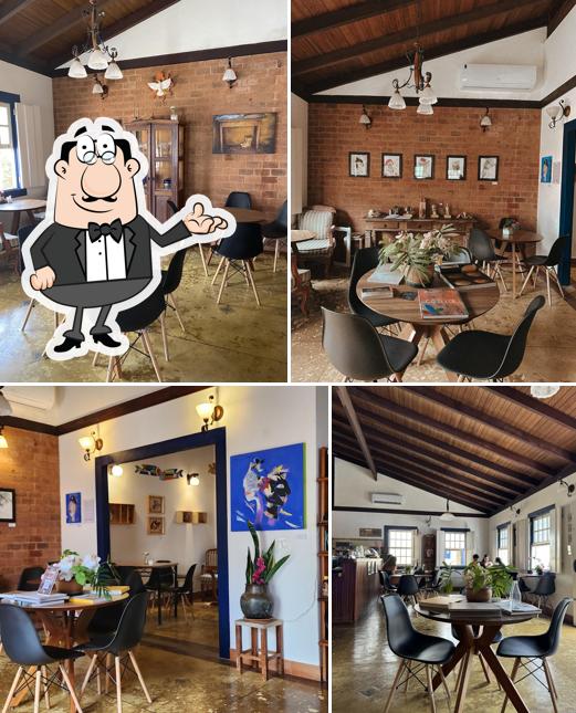 Veja imagens do interior do Um Café Bistrô