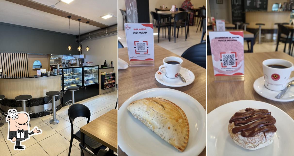 O interior do Passado Ou Expresso Café E Bistrô