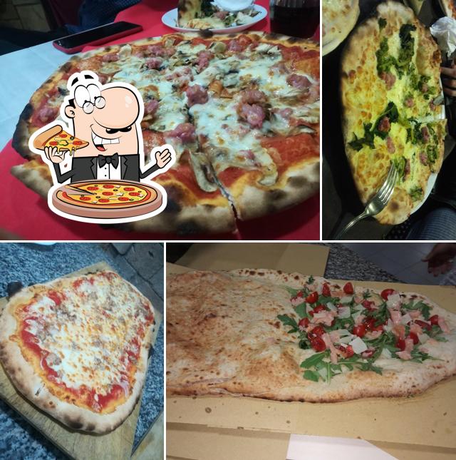 Scegli tra le svariate varianti di pizza