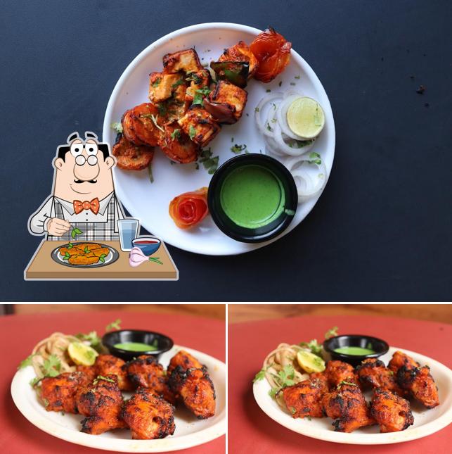 Chicken wings at Raj hotel