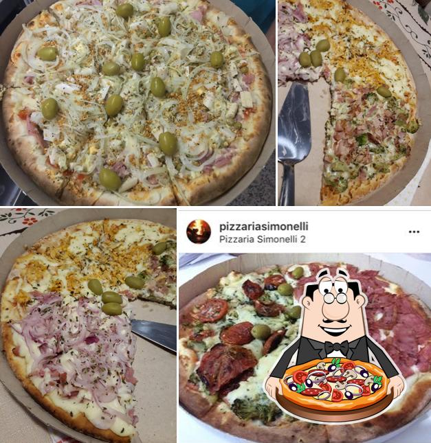 No Pizzaria Simonelli - Tradição e Qualidade desde 1994 - Delivery de pizzas e calzones, você pode degustar pizza