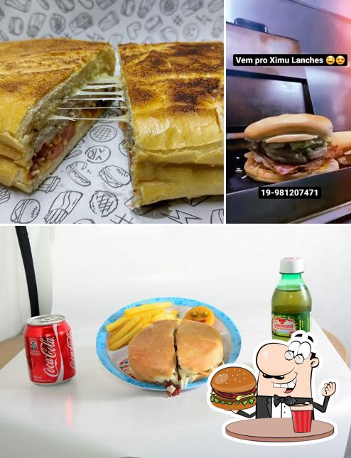 Hambúrguer em Ximu Lanches