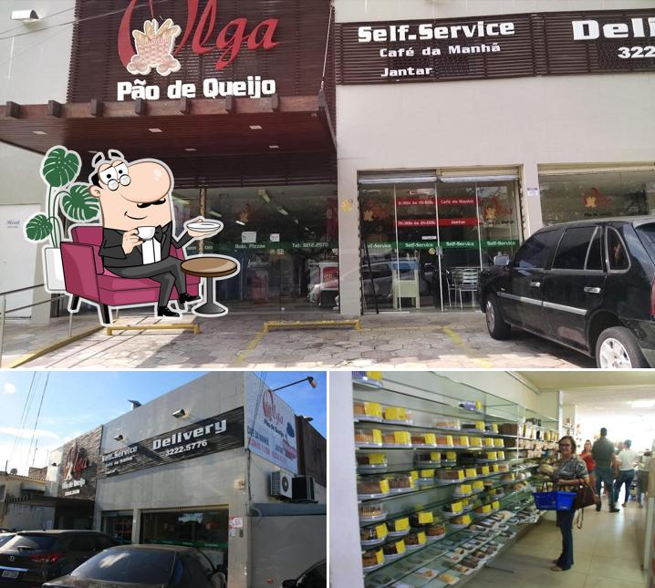 Veja imagens do interior do Olga Pão de Queijo