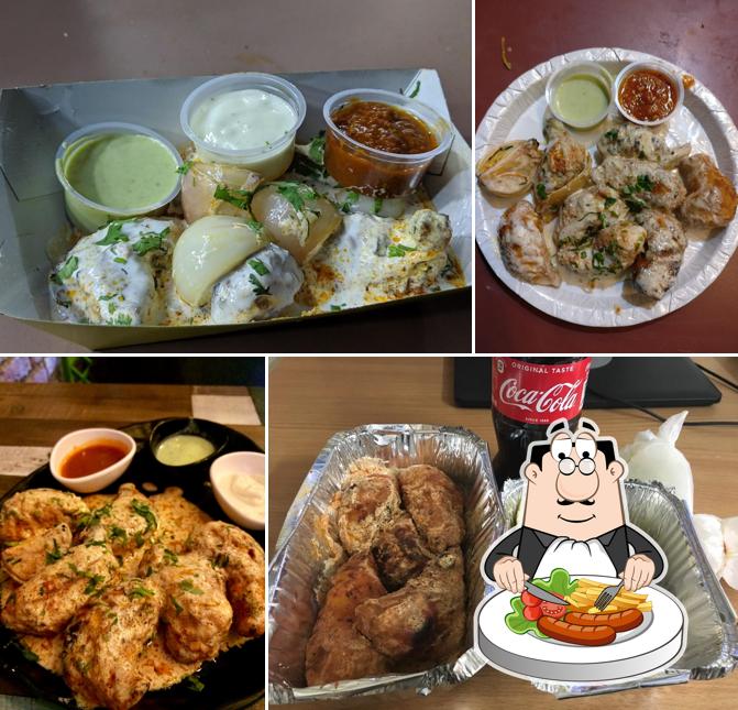 Food at Hunger Strike Tandoori Momo