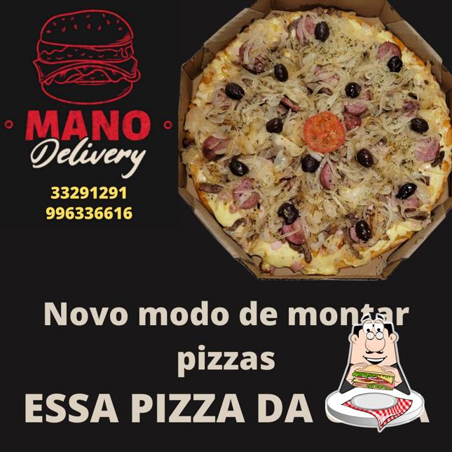 Peça um sanduíche no MANO DELIVERY