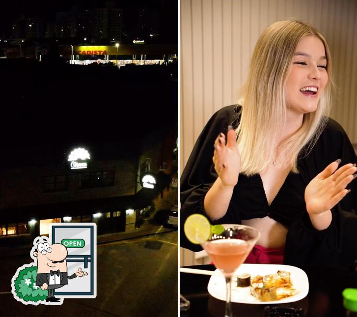 O exterior do Ohana Sushi Água Verde