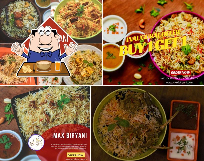 Food at Max Biryani