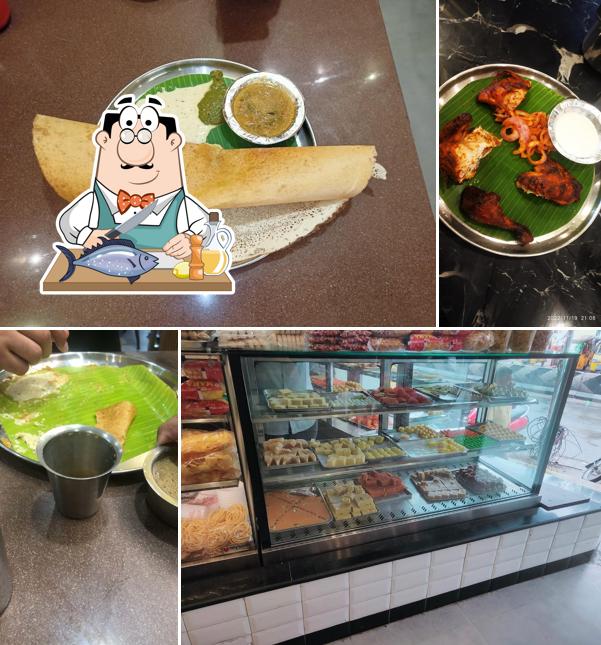 Grilled salmon at Hotel Aryan