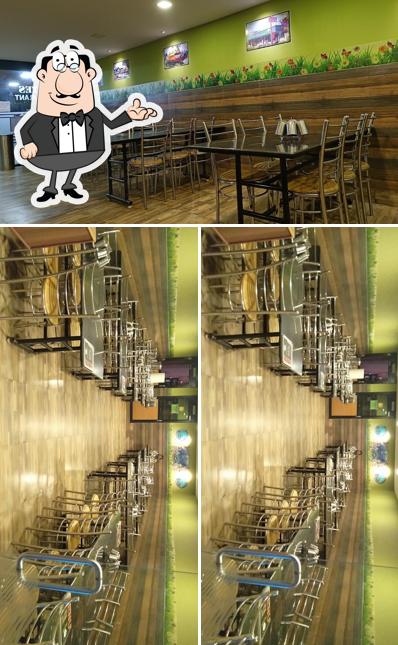 The interior of Plates Restaurant