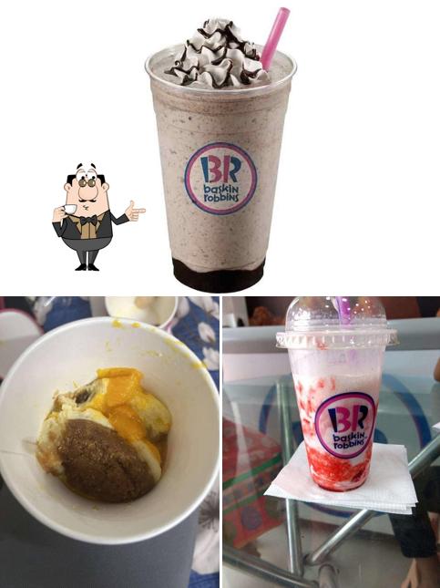 Enjoy a beverage at Baskin Robbins - Ice Cream Desserts