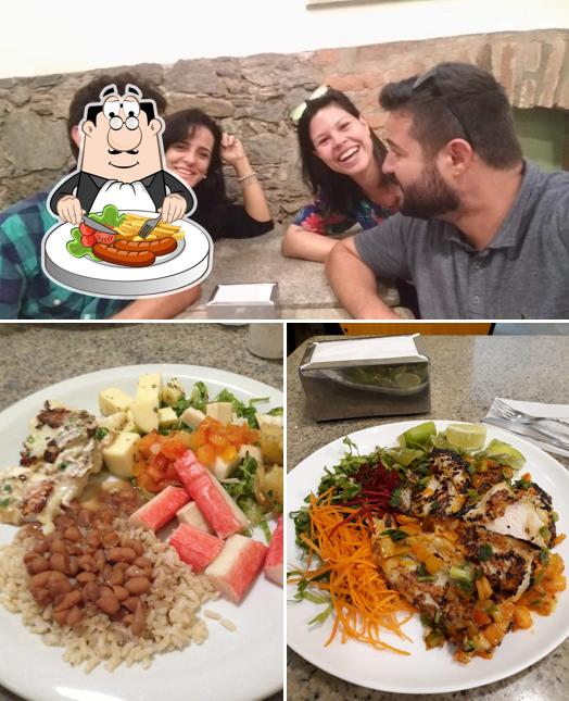 Comida em Restaurante Crouton