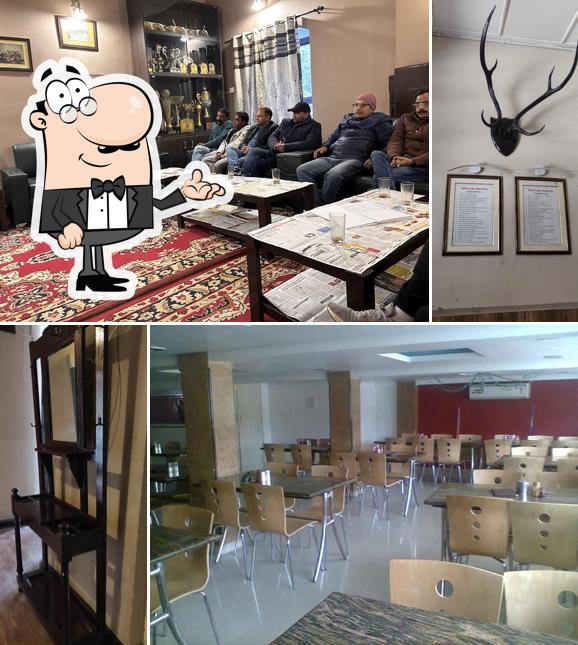 The interior of New Club