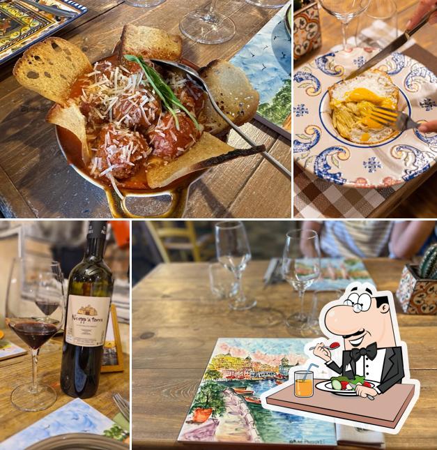 Cibo al N'copp 'a terra