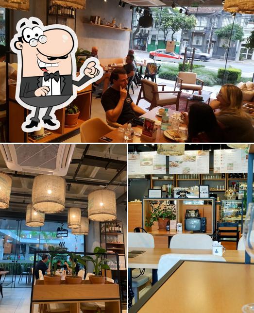 O interior do Café Cultura - Patio 24