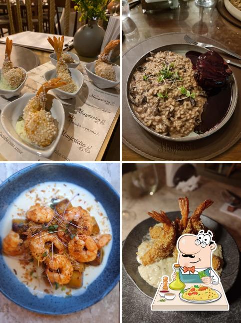 Risoto em Restaurante Manjericão