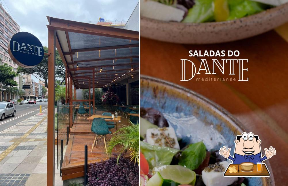 Comida em Restaurante Dante Mediterranée