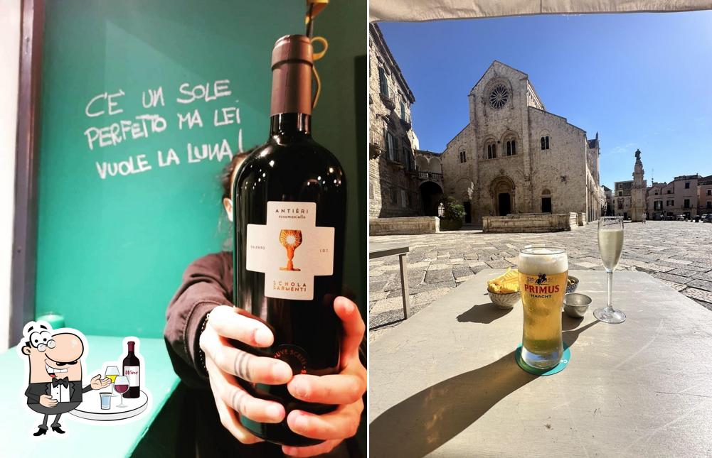 LA.B piccolo bistrot sert des boissons alcoolisées