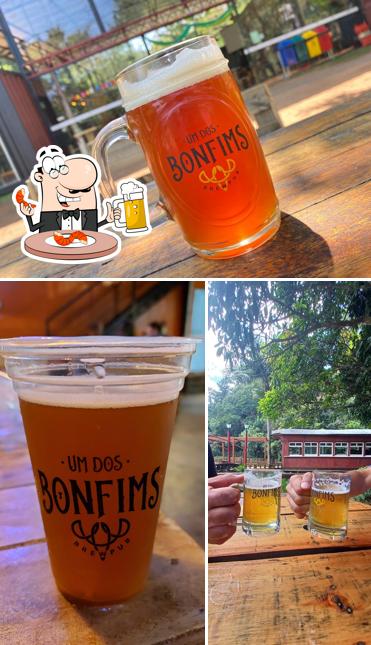 BrewPub Um dos Bonfim's fornece uma variedade de cervejas