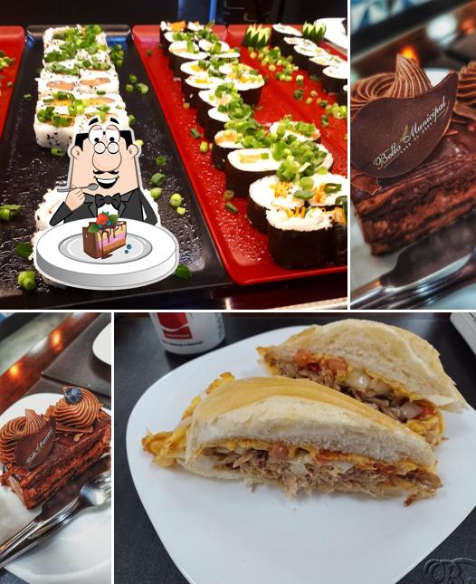 Bolo de chocolate em Padaria Bella Municipal