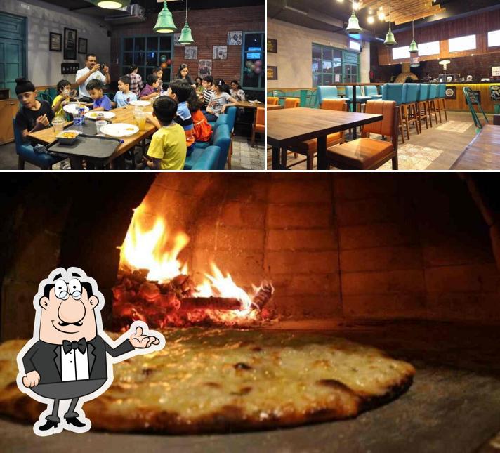 Take a seat at one of the tables at Urban Crave Express