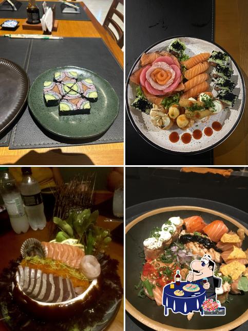 Sashimi em Saiko Nani Sushi Premium Restaurante Japonês